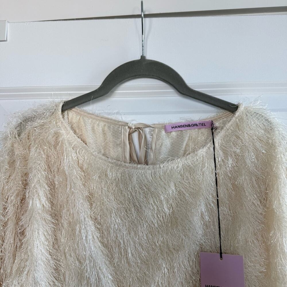 2 pc set Hansen & Gretel Revolve Jewel Skirt Patty Crop Top Fringe Coord Set - Picture 9 of 12